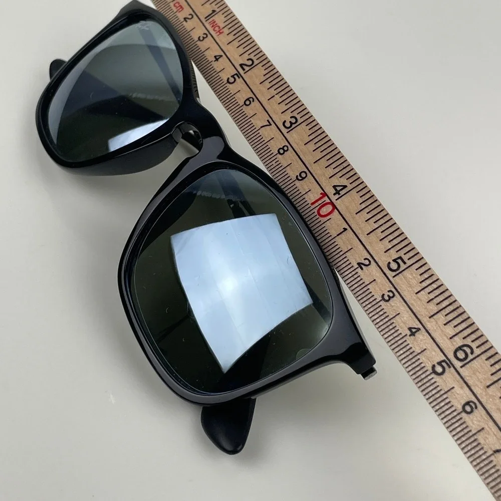 Ray-Ban Chris Sunglasses Black Silver Mirror RB4187 601/30 54-18 3N Unisex Rare